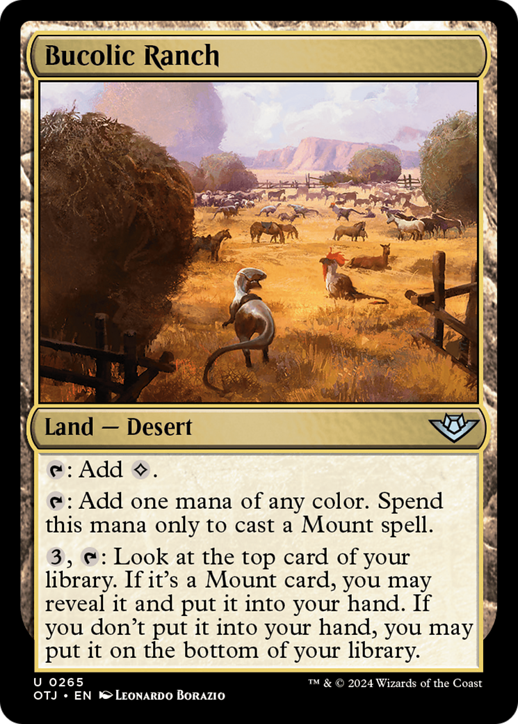 Bucolic Ranch [Outlaws of Thunder Junction] | Magic Magpie