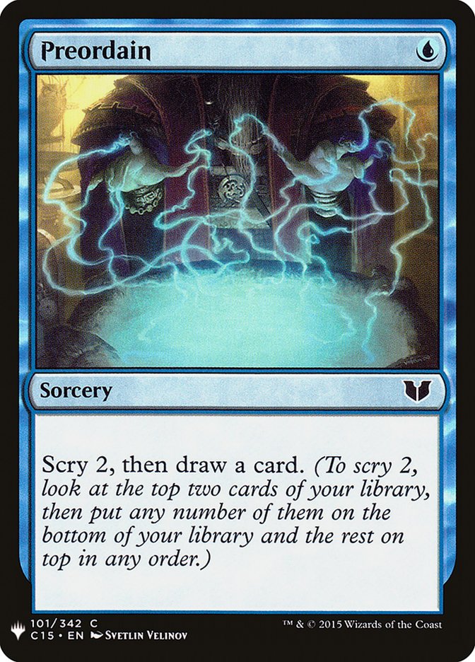 Preordain [Mystery Booster] | Magic Magpie