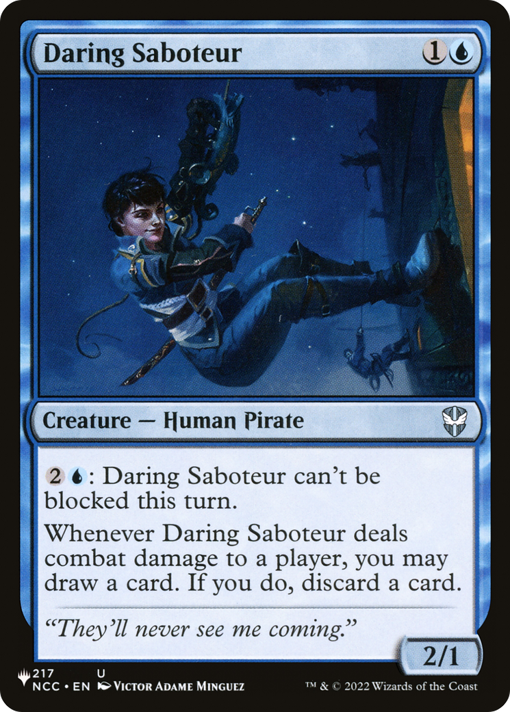 Daring Saboteur [The List Reprints] | Magic Magpie