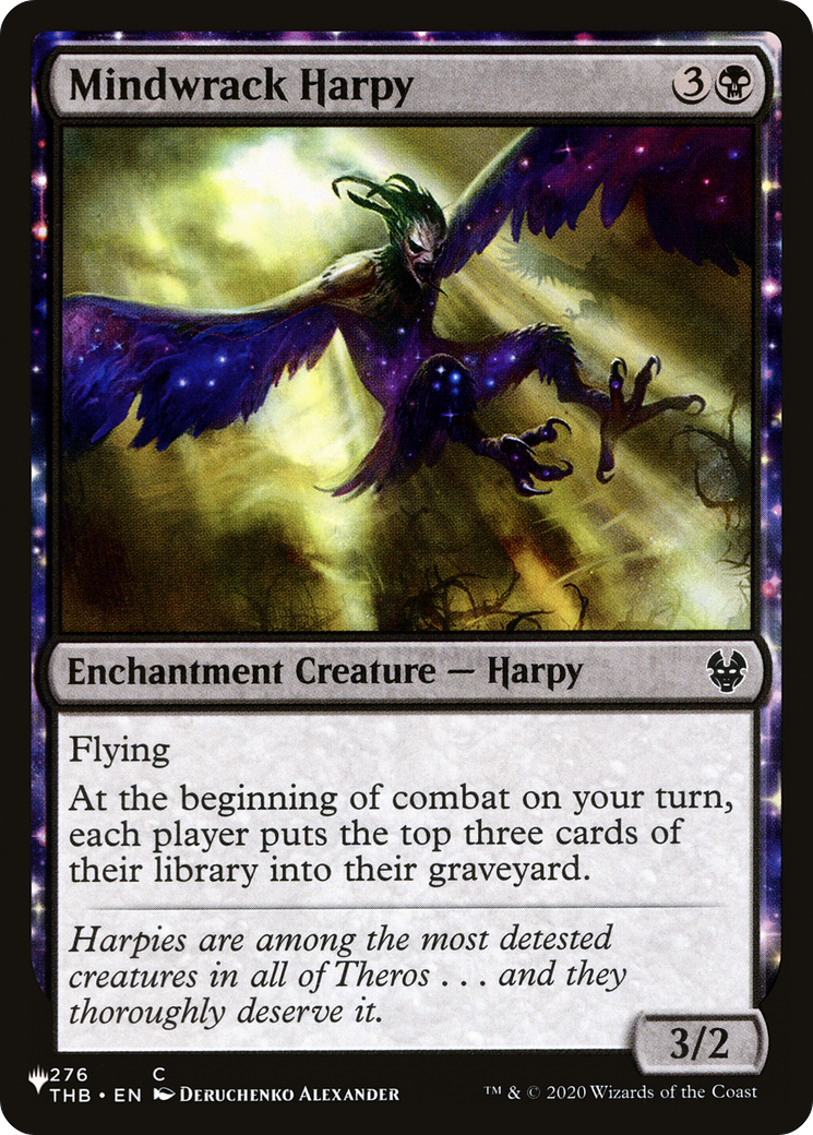 Mindwrack Harpy [The List Reprints] | Magic Magpie