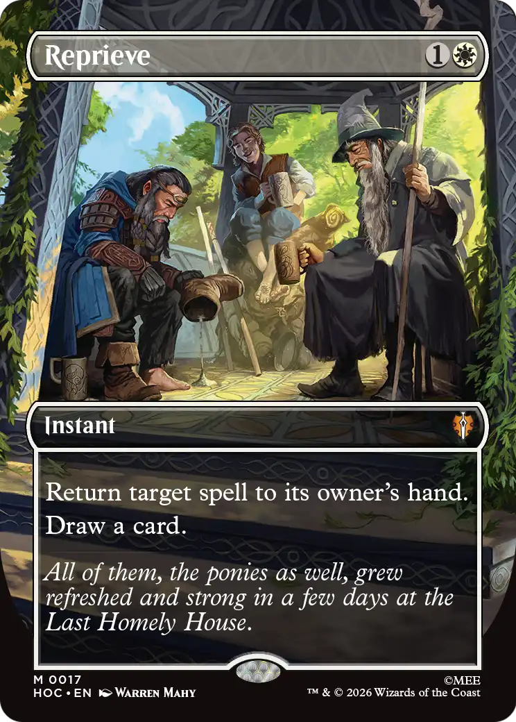 Reprieve (Borderless) [The Hobbit: Eternal-Legal] | Magic Magpie