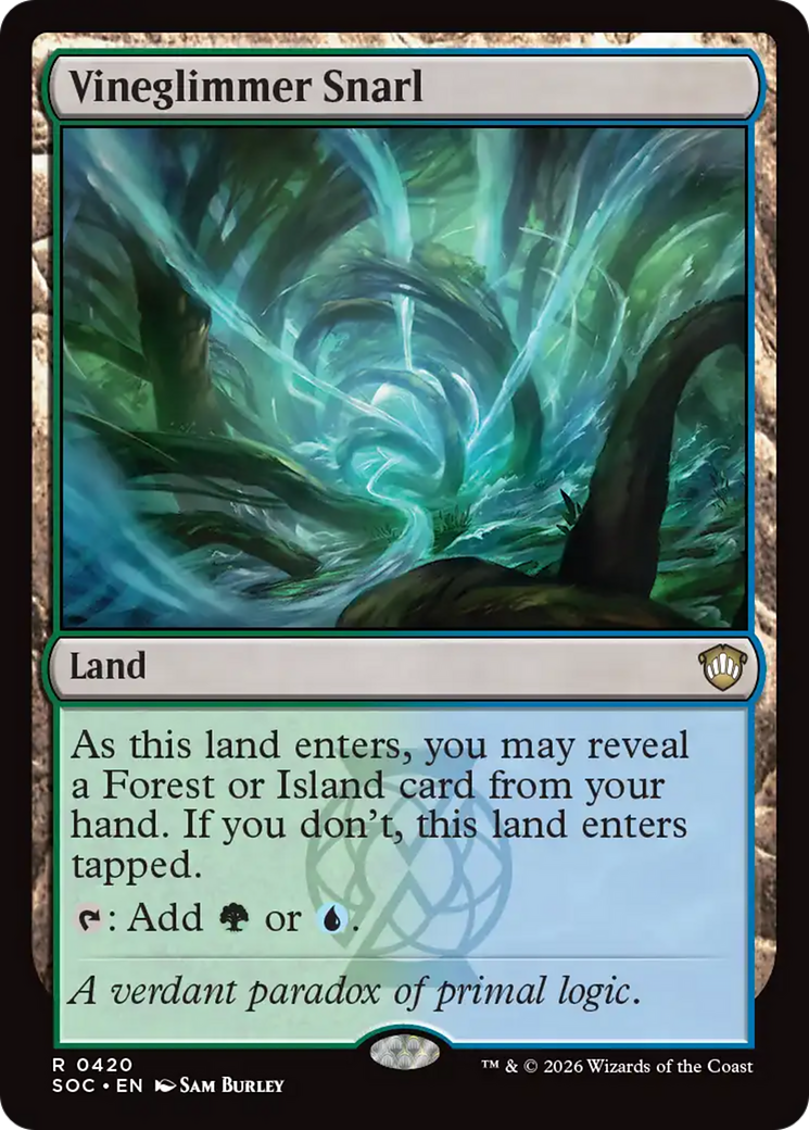 Vineglimmer Snarl [Secrets of Strixhaven Commander] | Magic Magpie