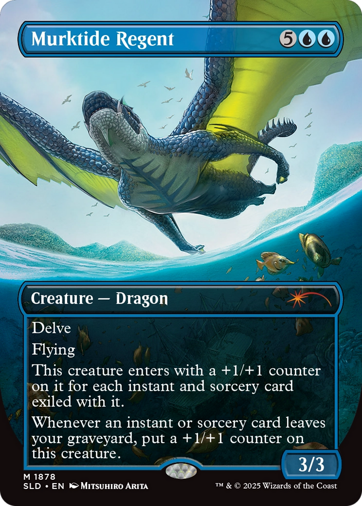 Murktide Regent (Rainbow Foil) [Secret Lair Drop Series] | Magic Magpie
