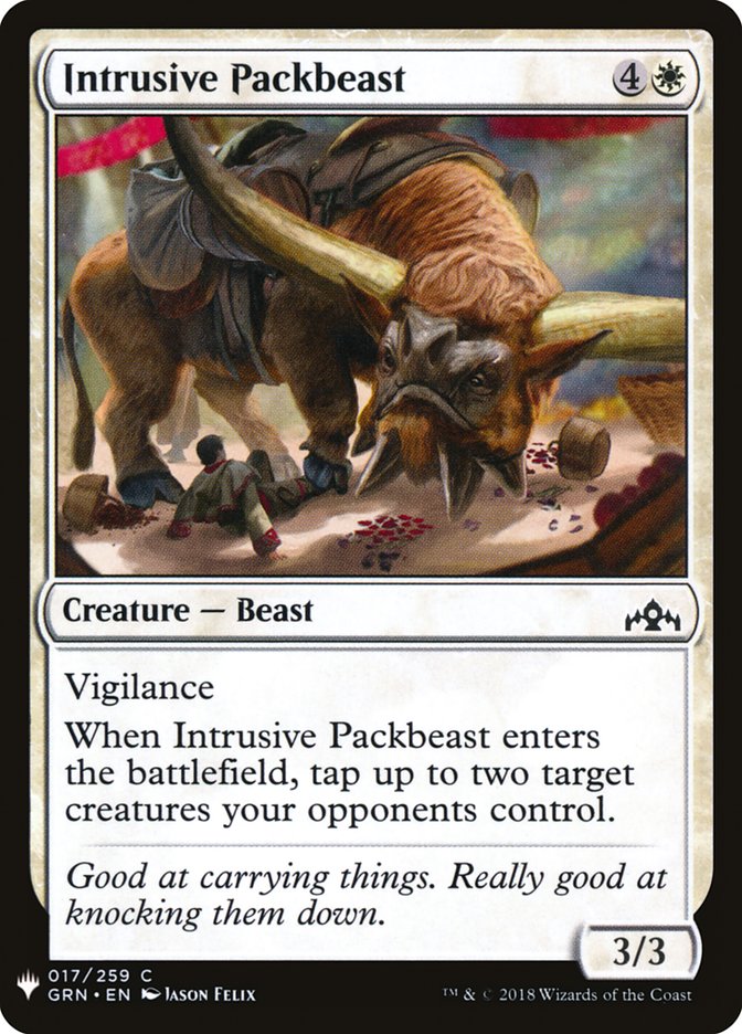 Intrusive Packbeast [Mystery Booster] | Magic Magpie