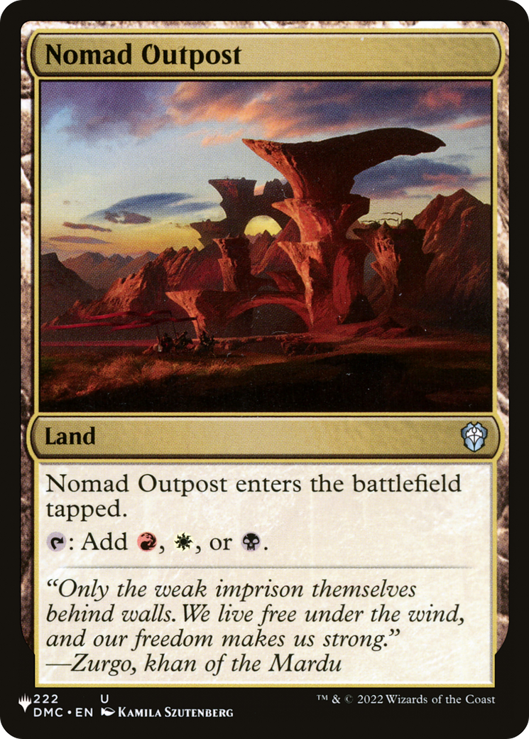 Nomad Outpost [The List] | Magic Magpie