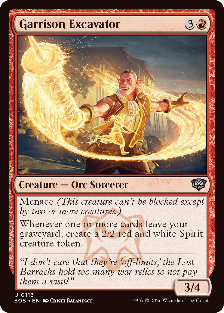 Garrison Excavator [Secrets of Strixhaven] | Magic Magpie
