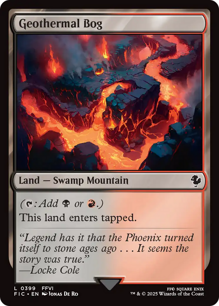 Geothermal Bog [FINAL FANTASY Commander] | Magic Magpie