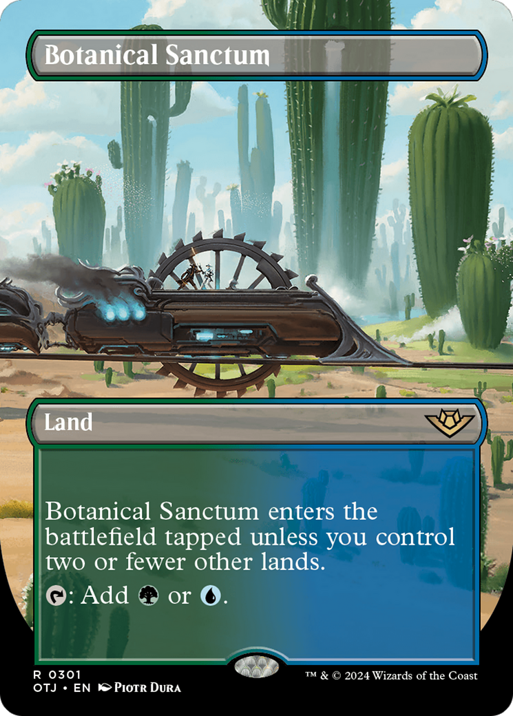 Botanical Sanctum (Borderless) [Outlaws of Thunder Junction] | Magic Magpie