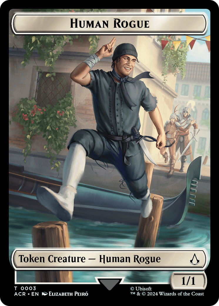 Human Rogue Token [Assassin's Creed Tokens] | Magic Magpie