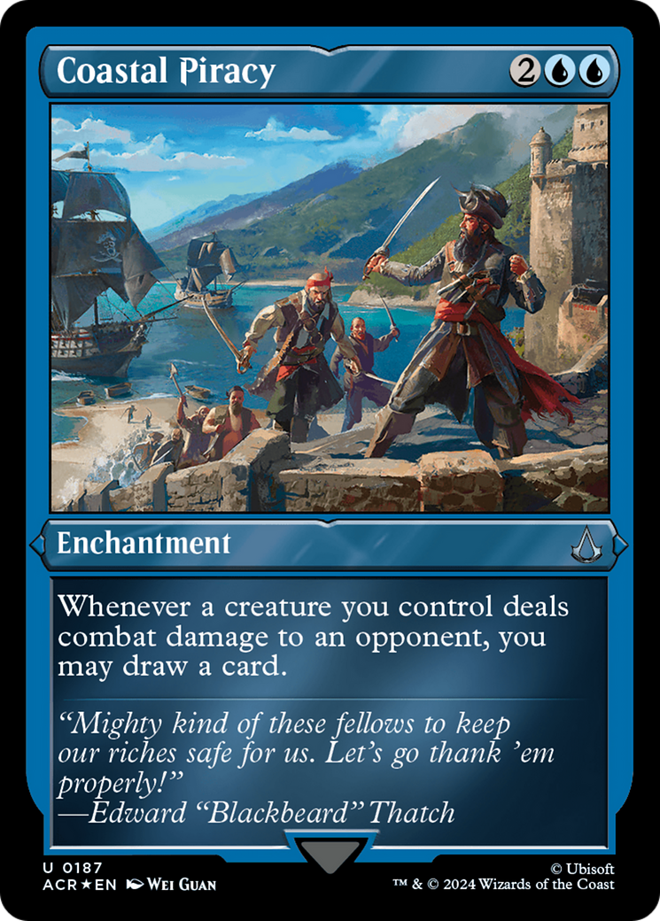 Coastal Piracy (Foil Etched) [Assassin's Creed] | Magic Magpie