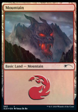 Mountain (Develish) (565) [Secret Lair Drop Promos] | Magic Magpie