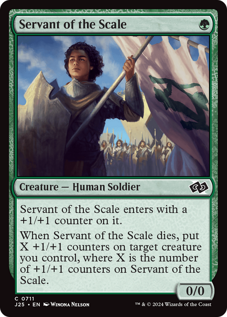 Servant of the Scale [Foundations Jumpstart] | Magic Magpie