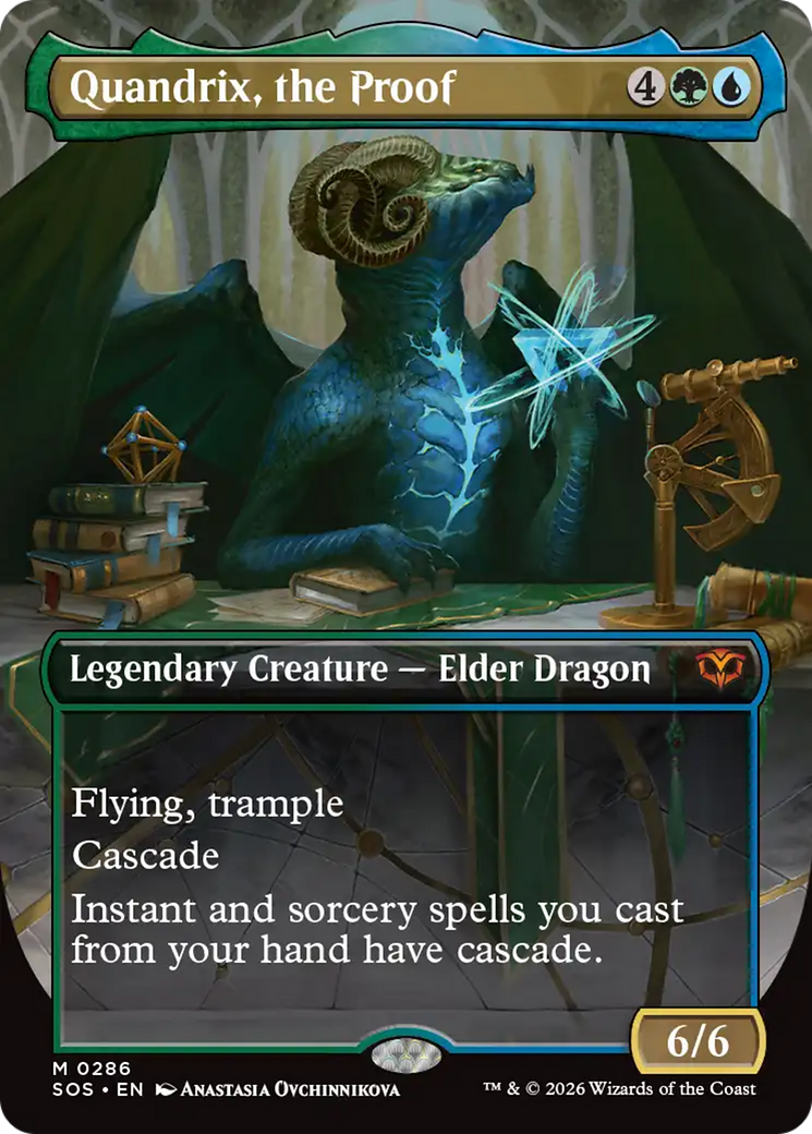 Quandrix, the Proof (Borderless) [Secrets of Strixhaven] | Magic Magpie