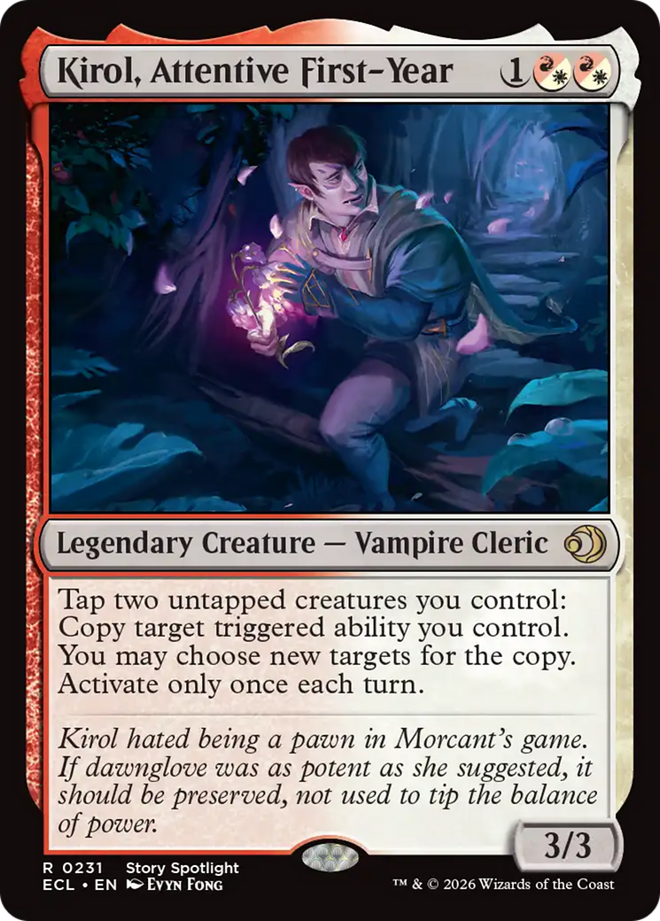 Kirol, Attentive First-Year [Lorwyn Eclipsed] | Magic Magpie