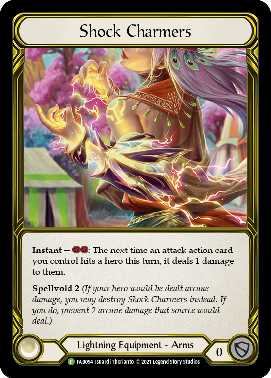 Shock Charmers (Golden) [FAB054] (Promo)  Cold Foil | Magic Magpie
