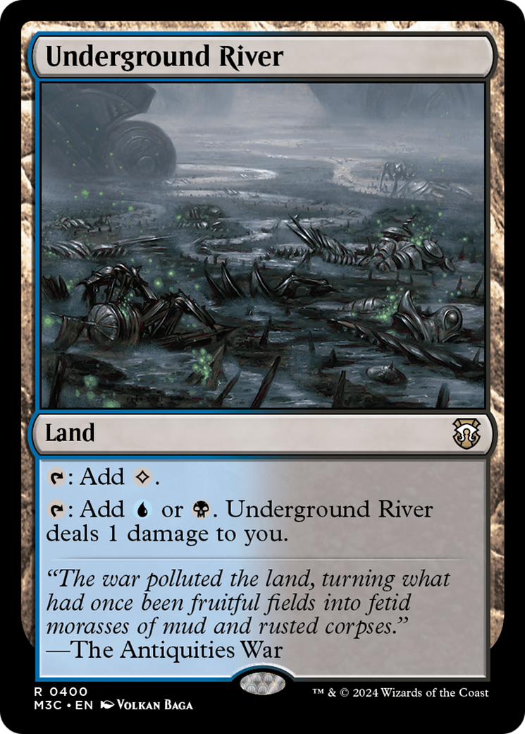 Underground River (Ripple Foil) [Modern Horizons 3 Commander] | Magic Magpie