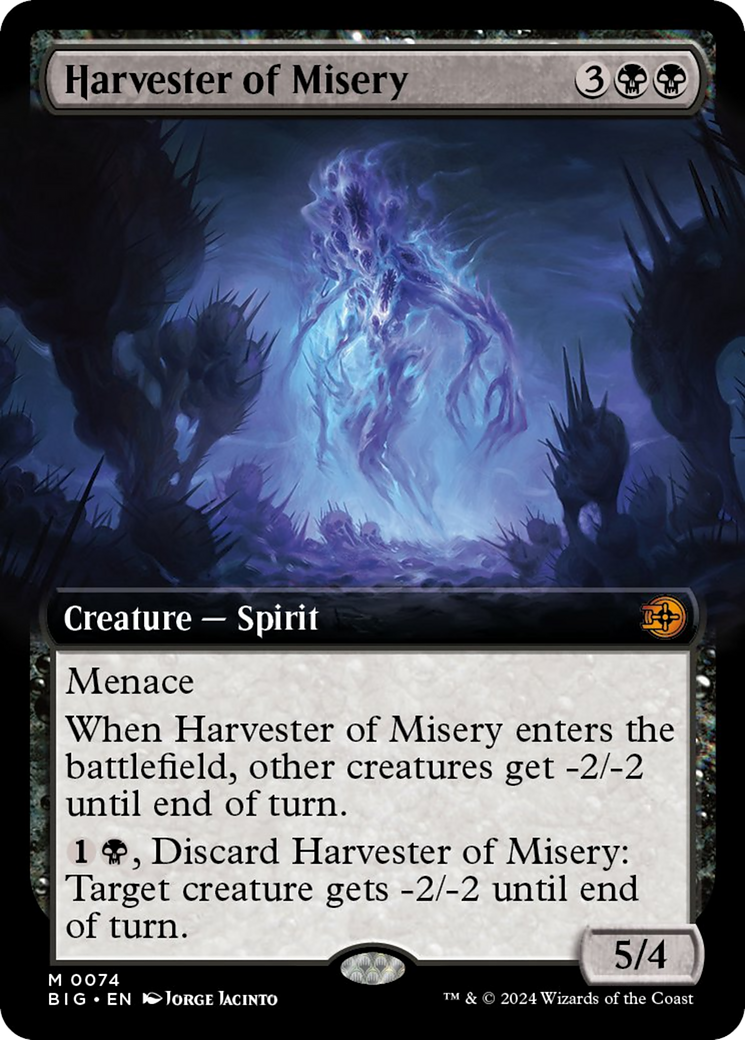 Harvester of Misery (Extended Art) [Outlaws of Thunder Junction: The Big Score] | Magic Magpie