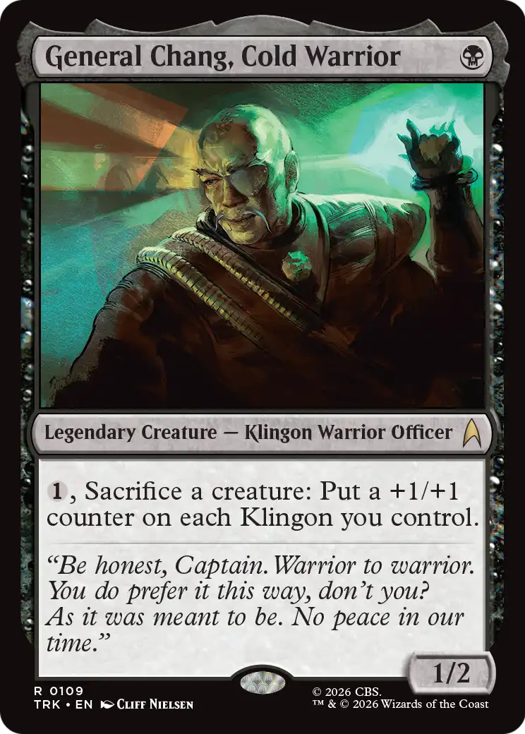 General Chang, Cold Warrior [Star Trek] | Magic Magpie