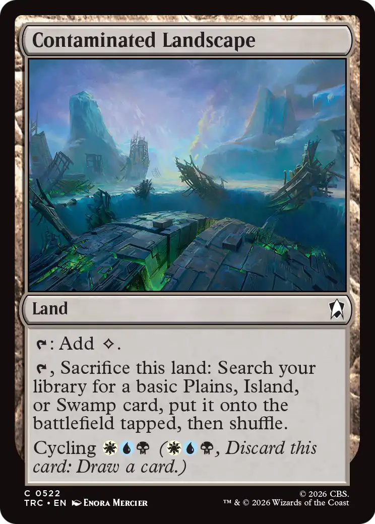 Contaminated Landscape (Surge Foil) [Star Trek Commander] | Magic Magpie