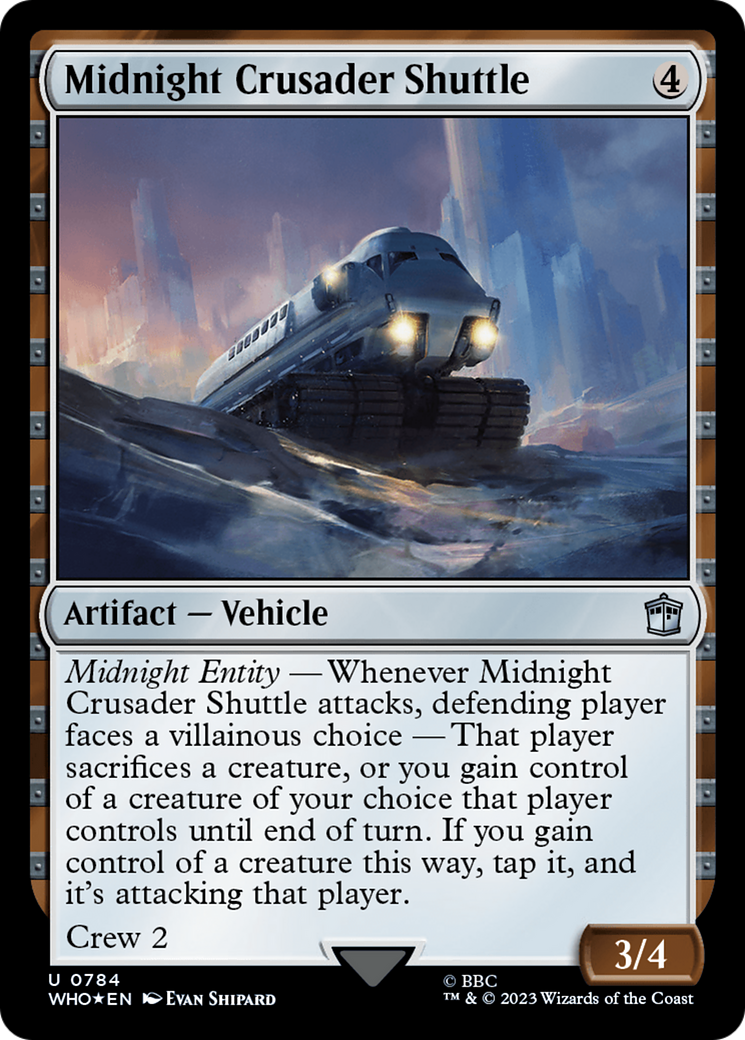 Midnight Crusader Shuttle (Surge Foil) [Doctor Who] | Magic Magpie