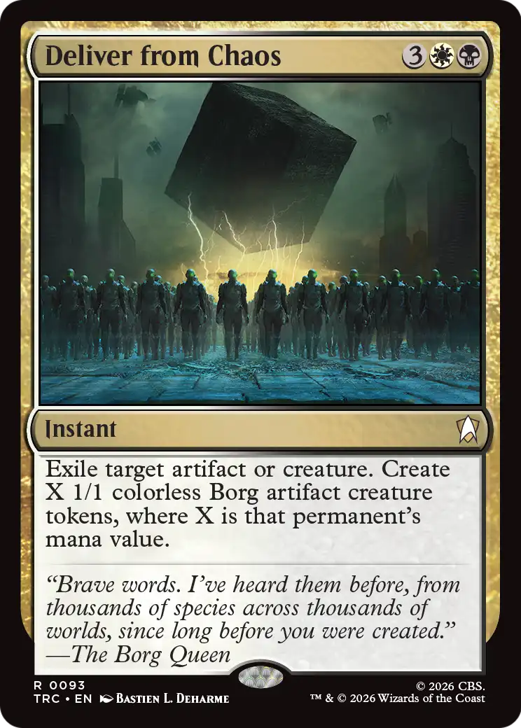 Deliver from Chaos (Surge Foil) [Star Trek Commander] | Magic Magpie