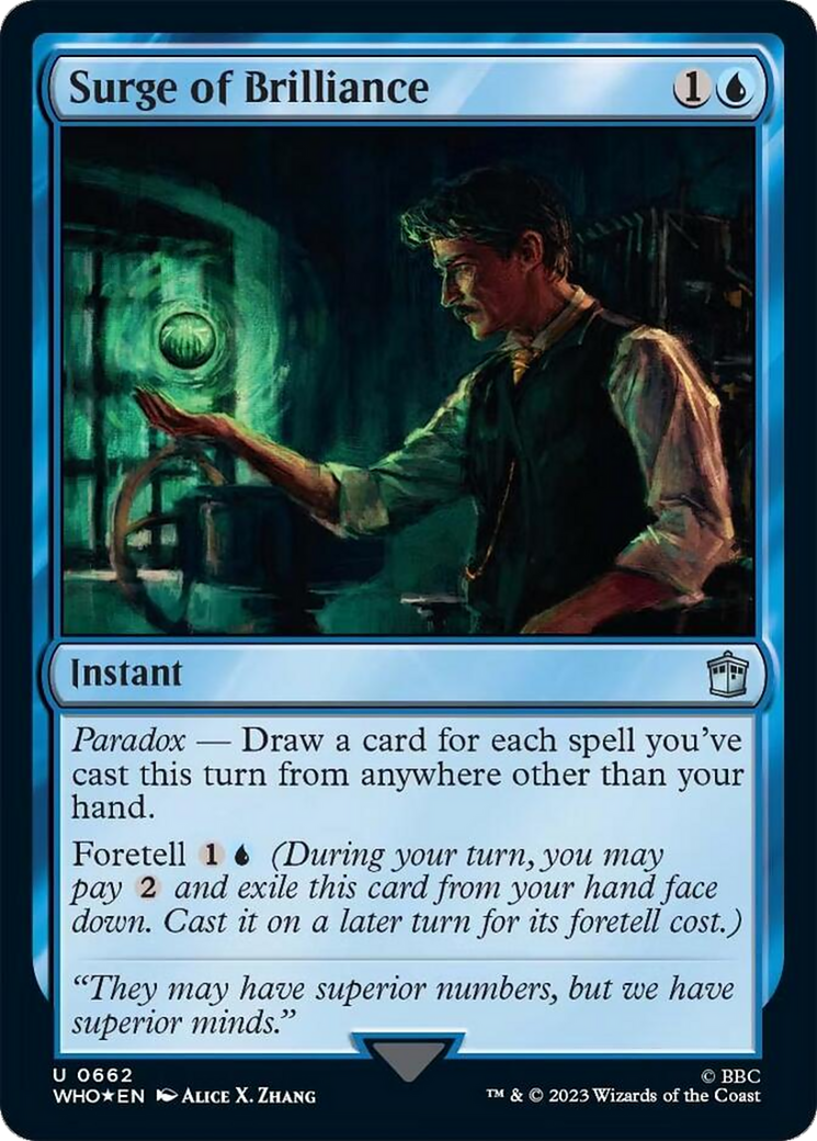 Surge of Brilliance (Surge Foil) [Doctor Who] | Magic Magpie