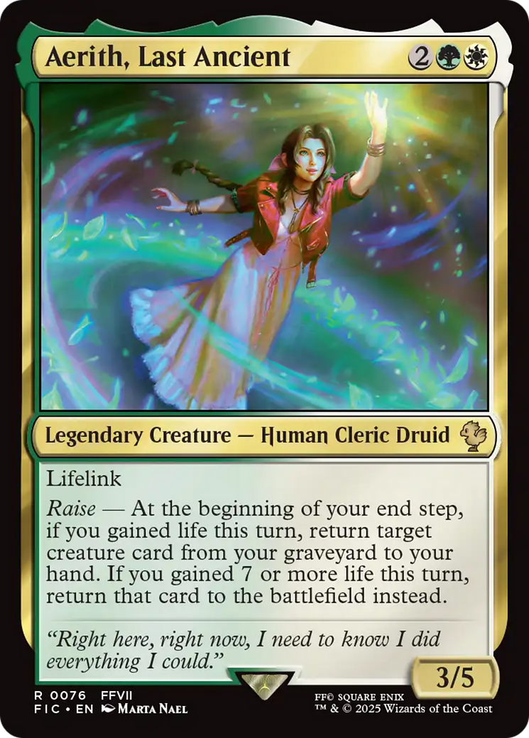 Aerith, Last Ancient [FINAL FANTASY Commander] | Magic Magpie