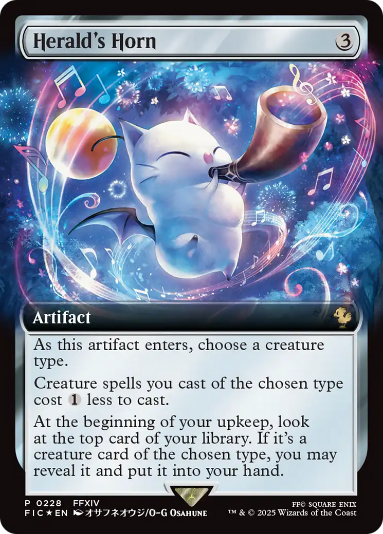 Herald's Horn (Extended Art) [FINAL FANTASY Promos] | Magic Magpie