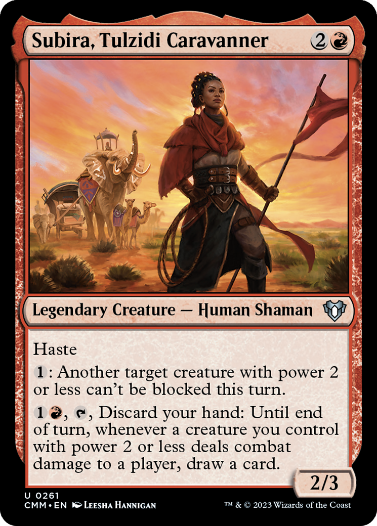 Subira, Tulzidi Caravanner [Commander Masters] | Magic Magpie