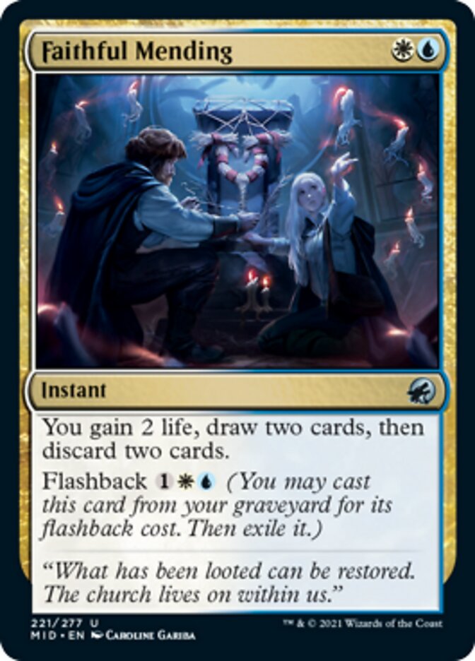 Faithful Mending [Innistrad: Midnight Hunt] | Magic Magpie