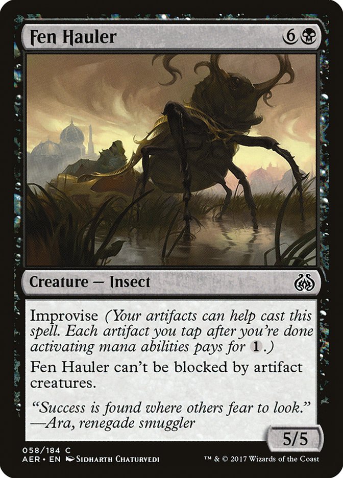 Fen Hauler [Aether Revolt] | Magic Magpie