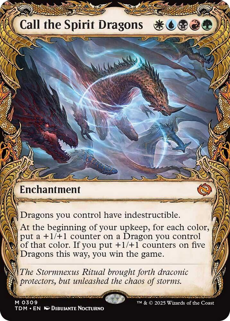 Call the Spirit Dragons (Showcase) [Tarkir: Dragonstorm] | Magic Magpie
