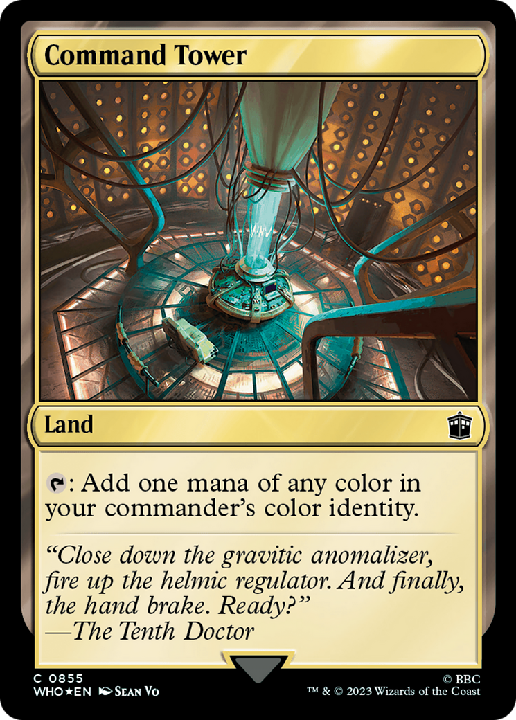 Command Tower (0855)(Surge Foil) [Doctor Who] | Magic Magpie