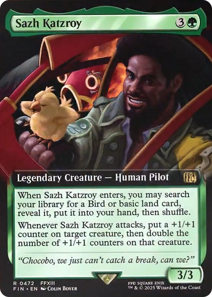 Sazh Katzroy (Extended Art) [FINAL FANTASY] | Magic Magpie