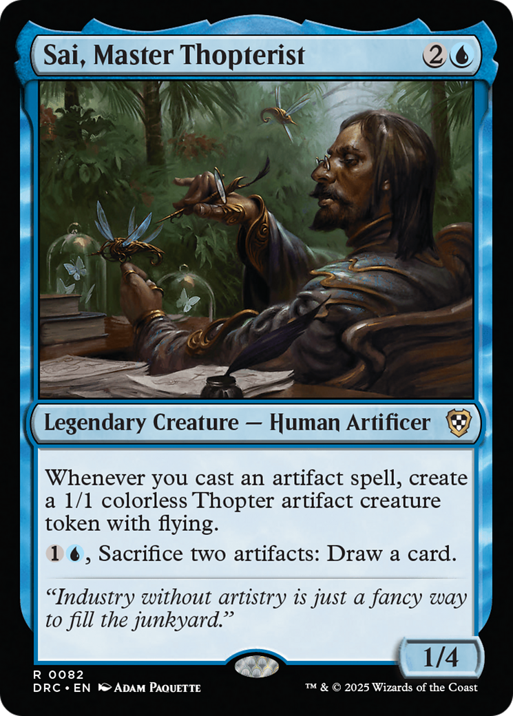 Sai, Master Thopterist [Aetherdrift Commander] | Magic Magpie