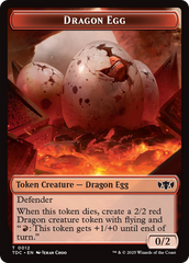 Dragon Egg // Dragon (0013) Double-Sided Token [Tarkir: Dragonstorm Commander Tokens] | Magic Magpie