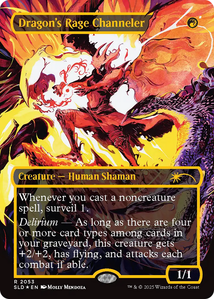Dragon's Rage Channeler (2053) (Raised Foil) [Secret Lair Drop Series] | Magic Magpie
