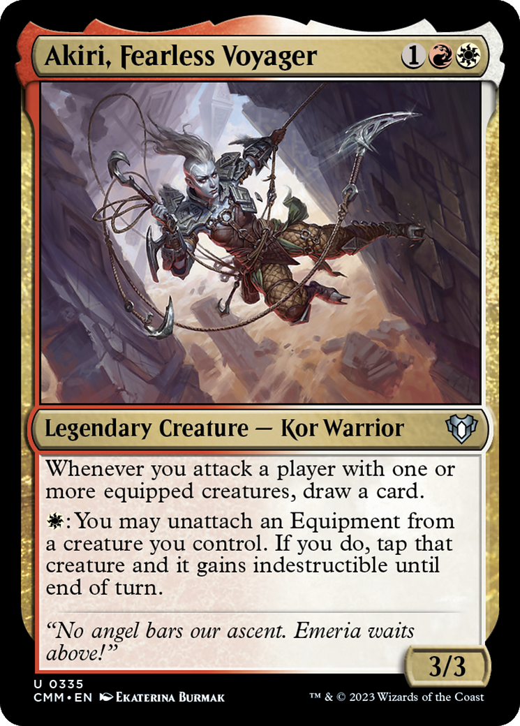 Akiri, Fearless Voyager [Commander Masters] | Magic Magpie