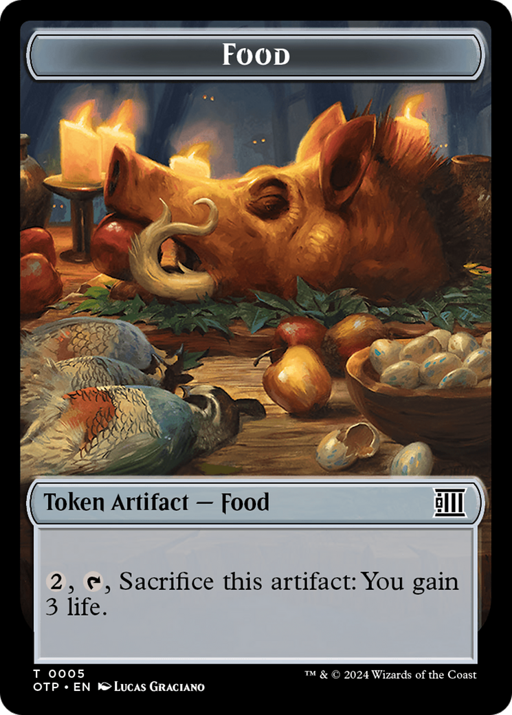 Food Token [Outlaws of Thunder Junction: Breaking News Tokens] | Magic Magpie