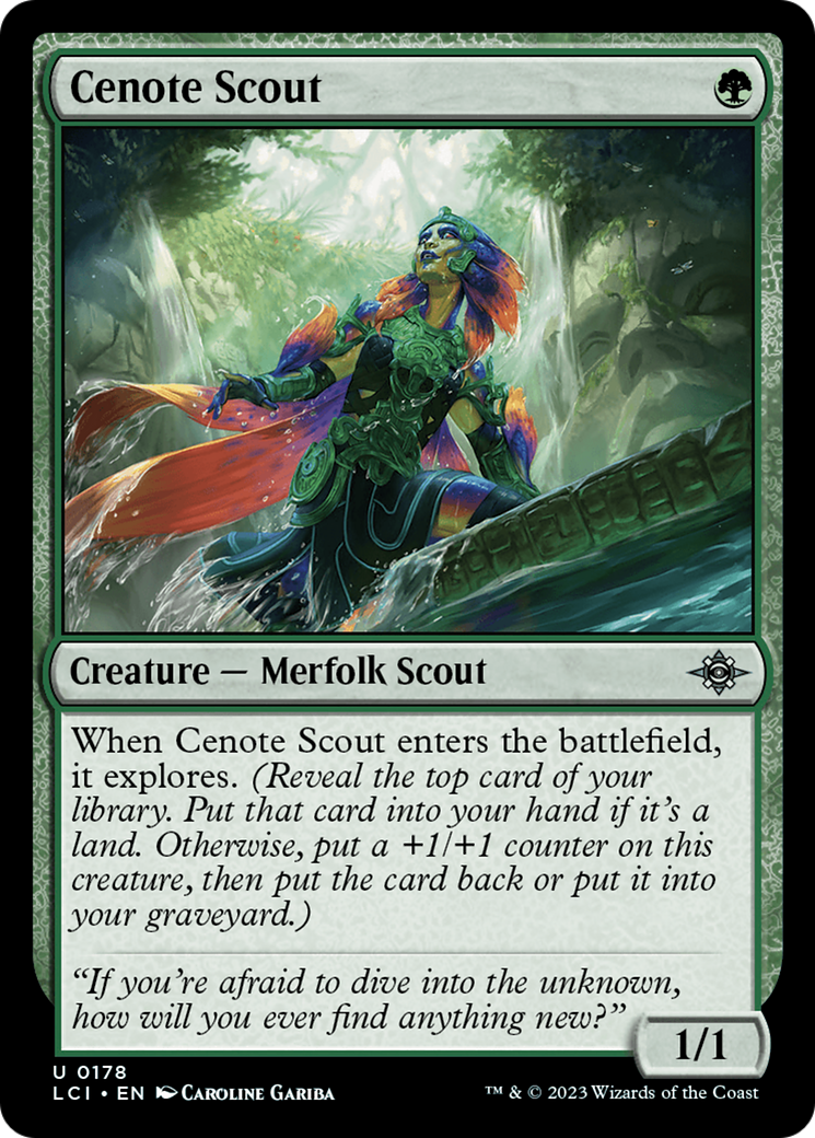 Cenote Scout [The Lost Caverns of Ixalan] | Magic Magpie