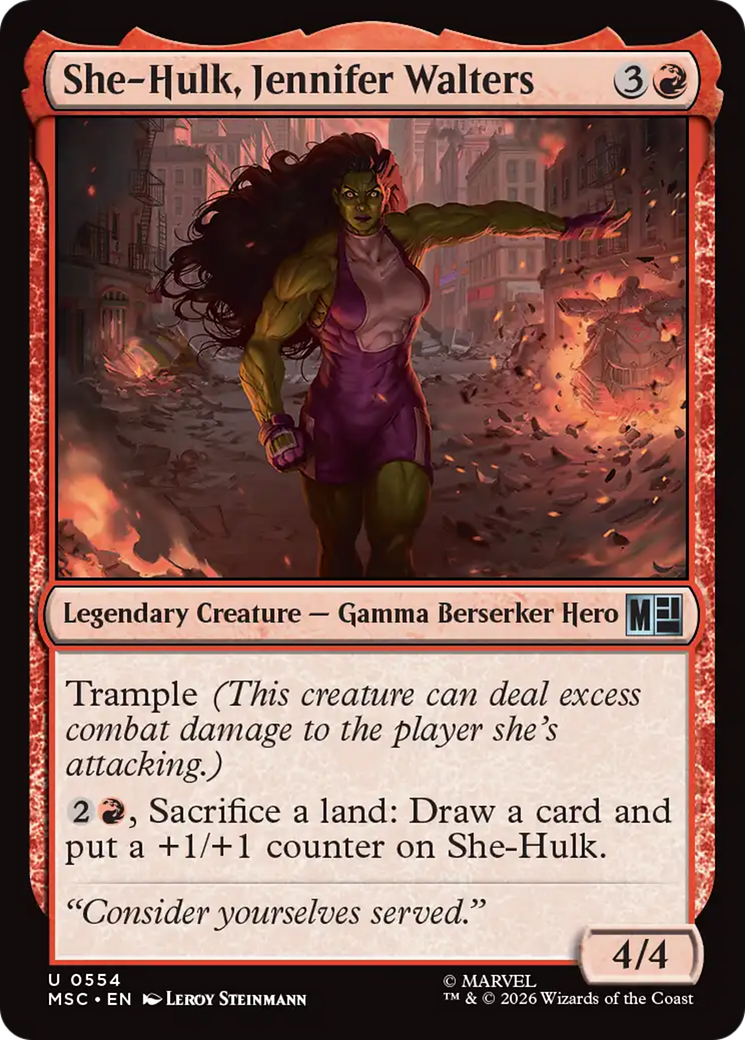 She-Hulk, Jennifer Walters [Marvel Super Heroes Commander] | Magic Magpie