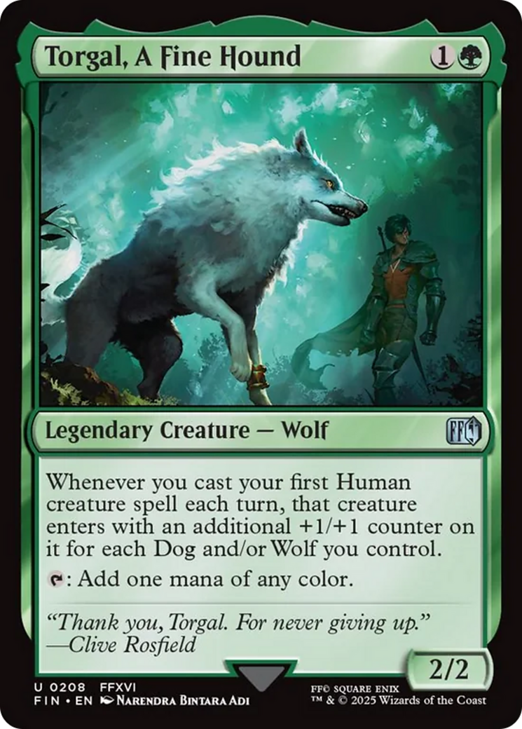 Torgal, A Fine Hound [FINAL FANTASY] | Magic Magpie