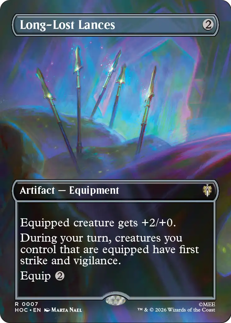 Long-Lost Lances (Borderless) [The Hobbit: Eternal-Legal] | Magic Magpie
