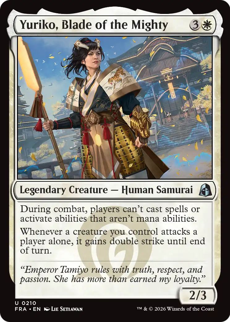 Yuriko, Blade of the Mighty [Reality Fracture] | Magic Magpie