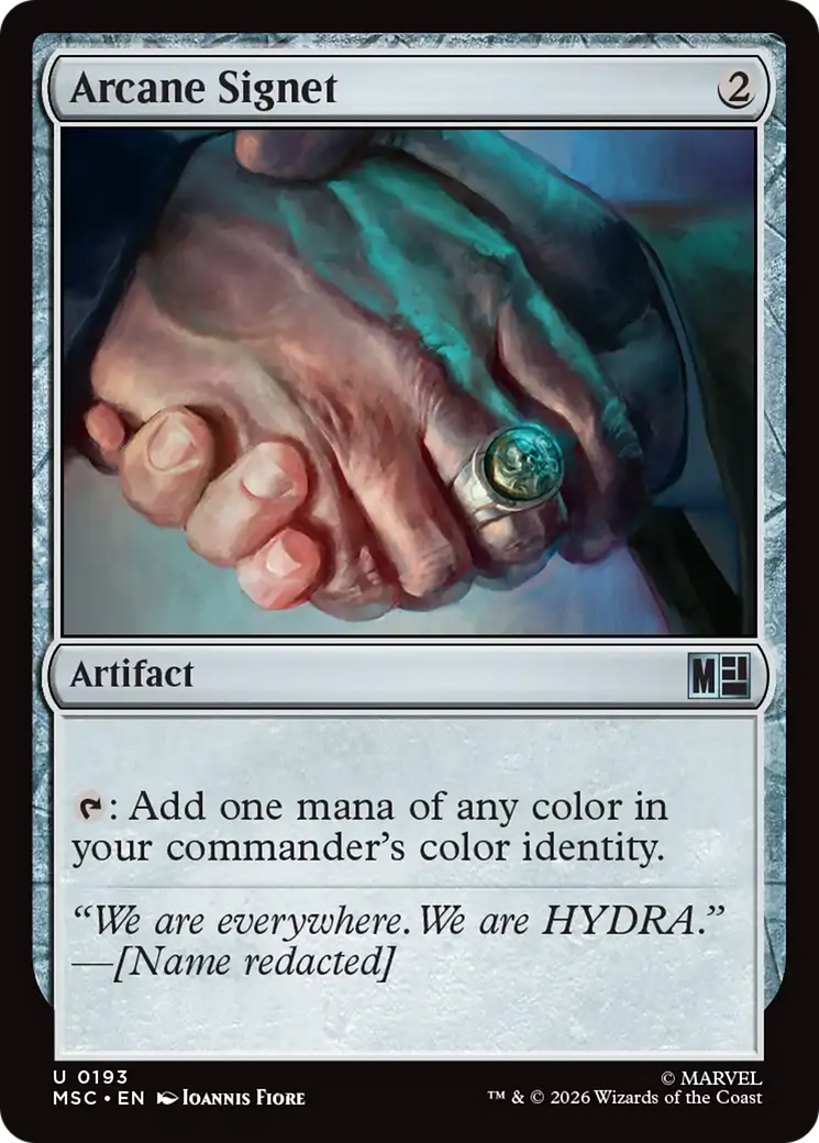 Arcane Signet (0193) (Surge Foil) [Marvel Super Heroes Commander] | Magic Magpie