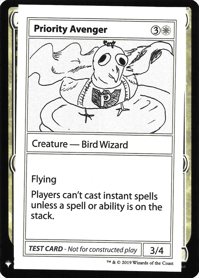 Priority Avenger [Mystery Booster Playtest Cards] | Magic Magpie