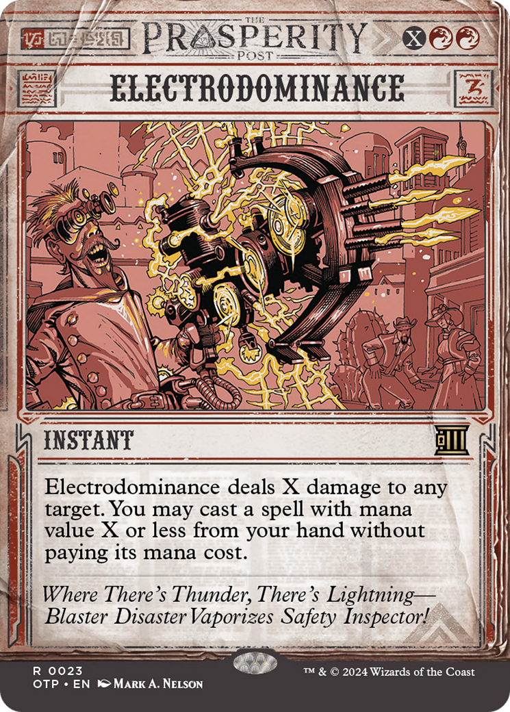 Electrodominance [Outlaws of Thunder Junction: Breaking News] | Magic Magpie