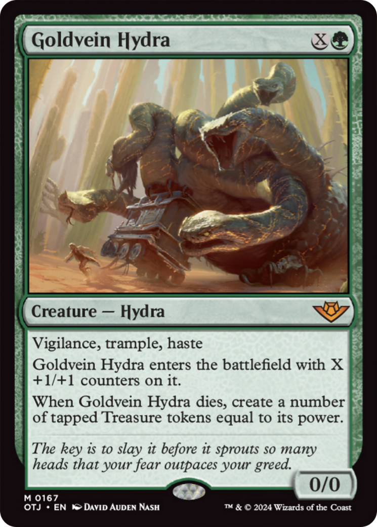 Goldvein Hydra [Outlaws of Thunder Junction] | Magic Magpie