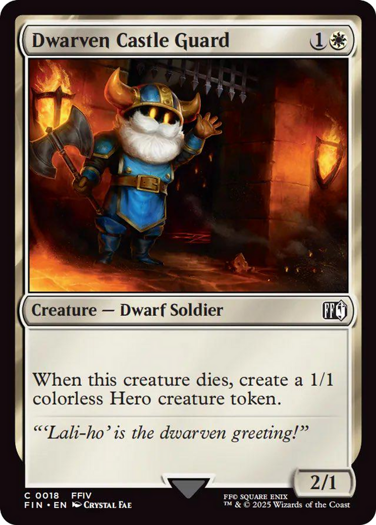 Dwarven Castle Guard [FINAL FANTASY] | Magic Magpie