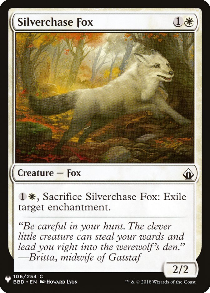 Silverchase Fox [Mystery Booster] | Magic Magpie